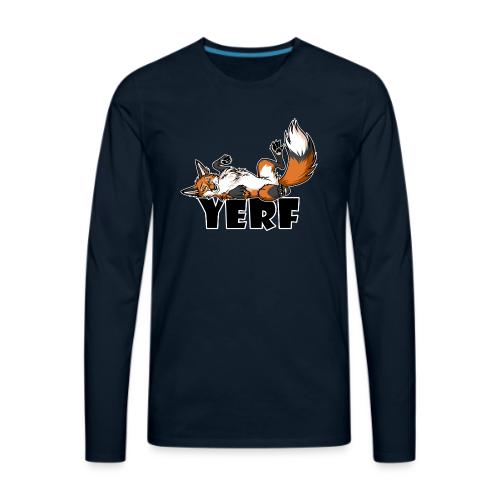 Lazy YERF FOX / FOXES - Men's Premium Long Sleeve T-Shirt