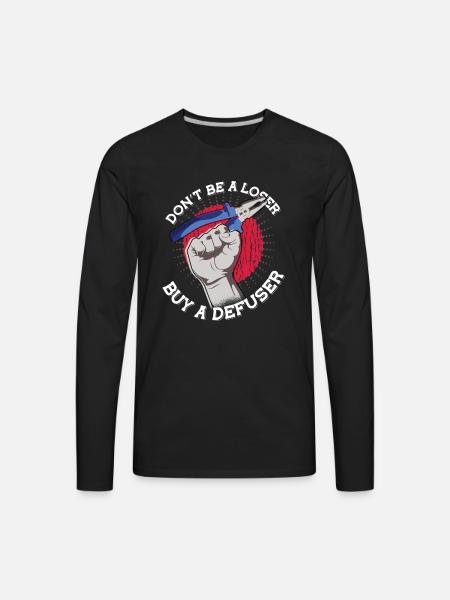 Buy A Defuser - Men's Premium Long Sleeve T-Shirt - black
