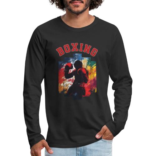 Boxing Warrior - Men's Premium Long Sleeve T-Shirt