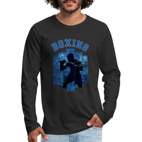 Boxing Never Stops - Men's Premium Long Sleeve T-Shirt