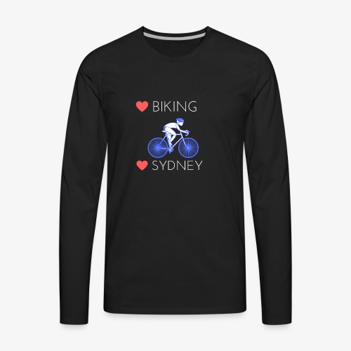 Love Biking Love Sydney tee shirts - Men's Premium Long Sleeve T-Shirt