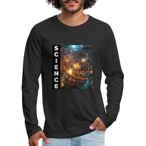 Golden Core of Science - Men's Premium Long Sleeve T-Shirt