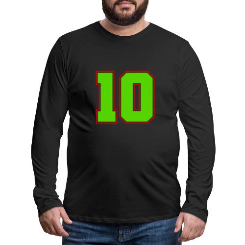 The Magic Number 10 - Men's Premium Long Sleeve T-Shirt