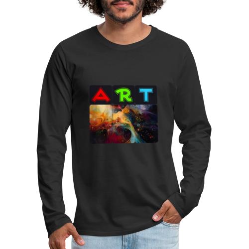 Waves of Art - Men's Premium Long Sleeve T-Shirt