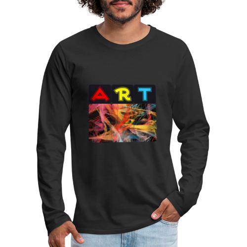 Chaotic Threads of Art - Men's Premium Long Sleeve T-Shirt
