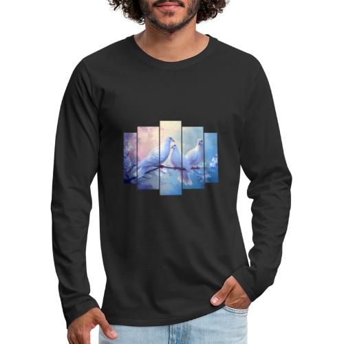 Symbols of Peace and Serenity - Men's Premium Long Sleeve T-Shirt