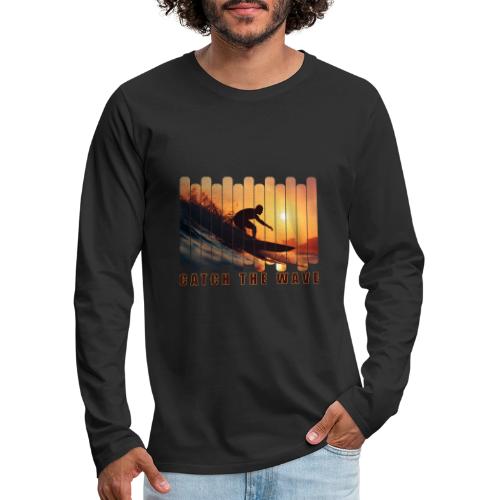 Surfing: Catch the Wave - Men's Premium Long Sleeve T-Shirt