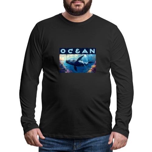 Ocean: Majestic Deep - Men's Premium Long Sleeve T-Shirt