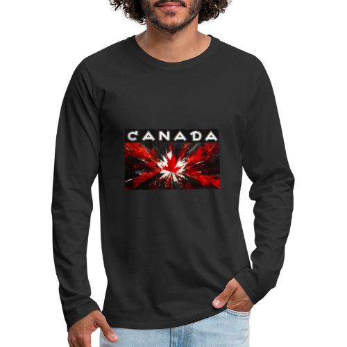 Canada Splash - Men's Premium Long Sleeve T-Shirt