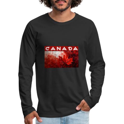 Canada Painted Pride - Men's Premium Long Sleeve T-Shirt