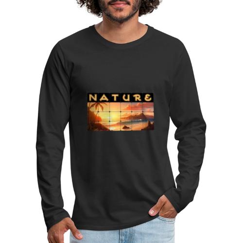 Nature: Tropical Twilight - Men's Premium Long Sleeve T-Shirt