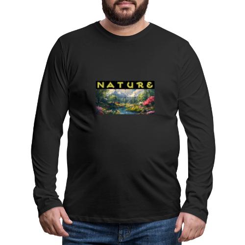 Nature: Spring Awakening - Men's Premium Long Sleeve T-Shirt