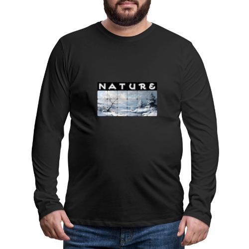 Nature: Winter Embrace - Men's Premium Long Sleeve T-Shirt