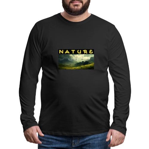 Nature: Verdant Peaks - Men's Premium Long Sleeve T-Shirt