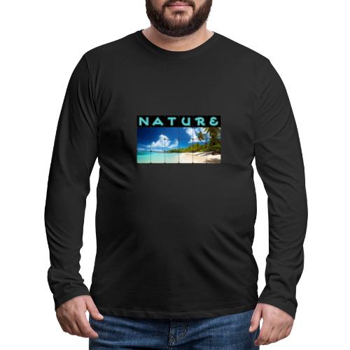 Nature: Island Bliss - Men's Premium Long Sleeve T-Shirt