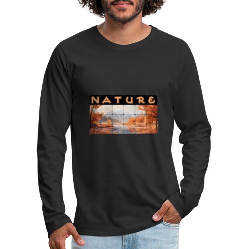 Nature: Autumn Glow - Men's Premium Long Sleeve T-Shirt