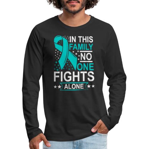 Wellness Collection - Family, No-one Fights Alone - Men's Premium Long Sleeve T-Shirt