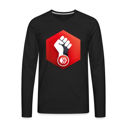 Hive Revolution Logo - Men's Premium Long Sleeve T-Shirt