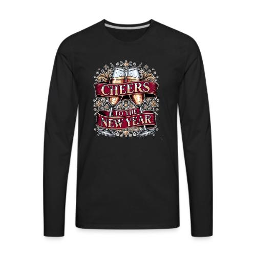 New Year's Champagne T-Shirt - Men's Premium Long Sleeve T-Shirt