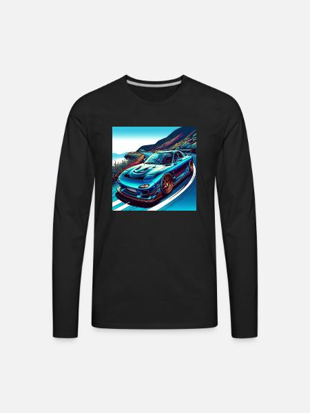 Coastal RX-7 - Men's Premium Long Sleeve T-Shirt - black