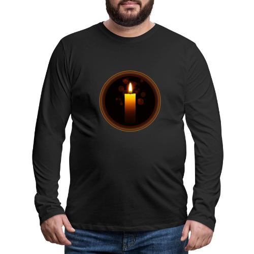 Candle - Men's Premium Long Sleeve T-Shirt
