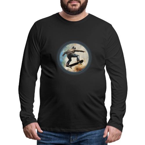 Skateboarding Energy - Men's Premium Long Sleeve T-Shirt