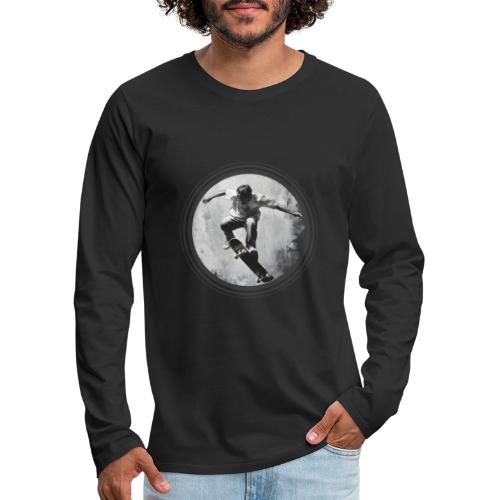 Skateboarding Vibes Only - Men's Premium Long Sleeve T-Shirt