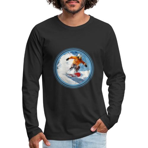 Snowboarding Edge - Men's Premium Long Sleeve T-Shirt