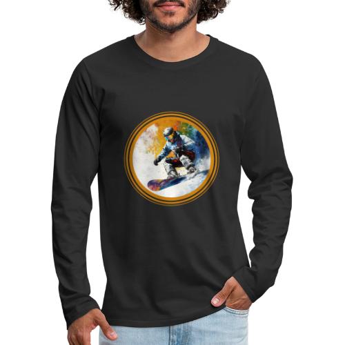 Snowboarding Dreams - Men's Premium Long Sleeve T-Shirt