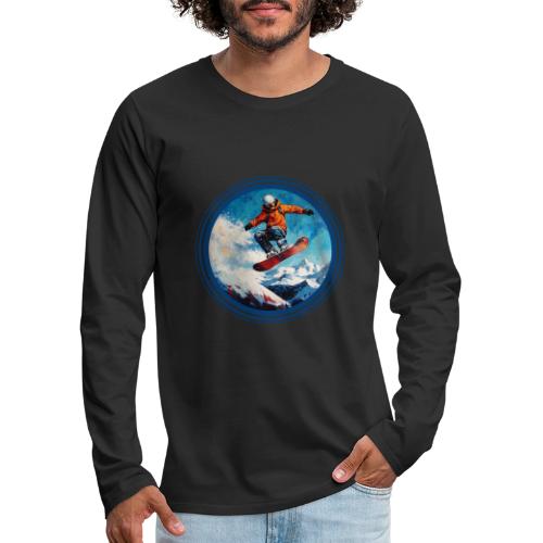 Snowboarding Vibes - Men's Premium Long Sleeve T-Shirt