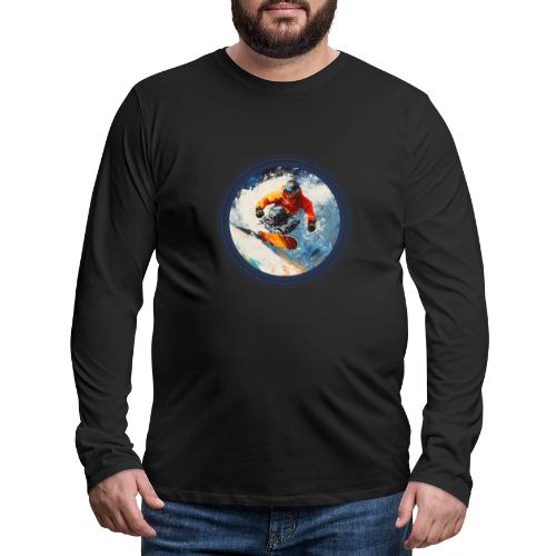 Snowboarding Rebel - Men's Premium Long Sleeve T-Shirt
