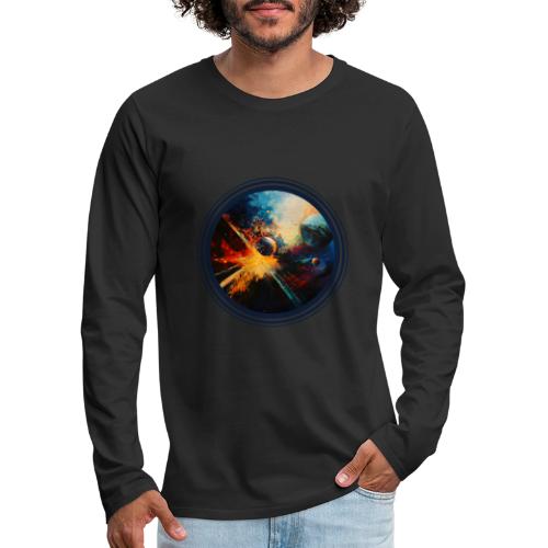 Planets in Turmoil - Men's Premium Long Sleeve T-Shirt