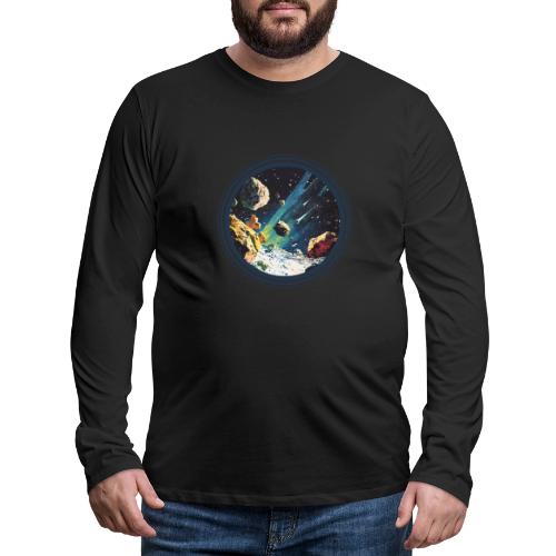 Celestial Collision - Men's Premium Long Sleeve T-Shirt