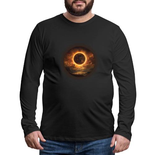 Eclipse Canvas - Men's Premium Long Sleeve T-Shirt