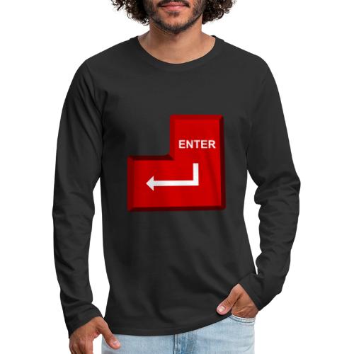 Just Press Enter - Men's Premium Long Sleeve T-Shirt