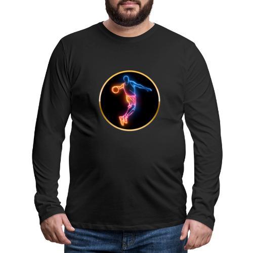 Basketball: Slam Dunk Afterglow - Men's Premium Long Sleeve T-Shirt