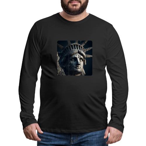 USA: Liberty in Shadows - Men's Premium Long Sleeve T-Shirt