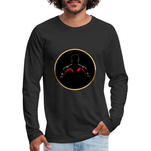 Boxing: Gold Core Muscle - Men's Premium Long Sleeve T-Shirt