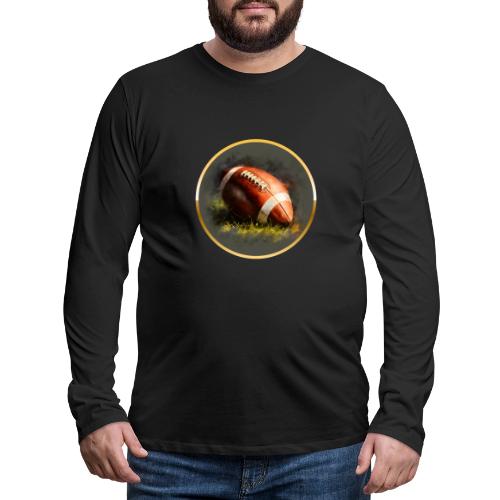American Football: Gridiron Gold - Men's Premium Long Sleeve T-Shirt