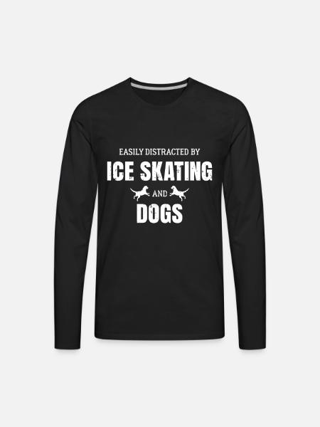 Figure Skating - Men's Premium Long Sleeve T-Shirt - black