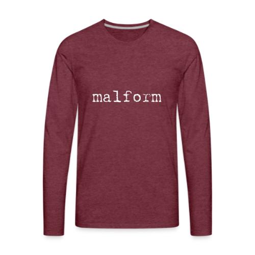 Malform - Men's Premium Long Sleeve T-Shirt