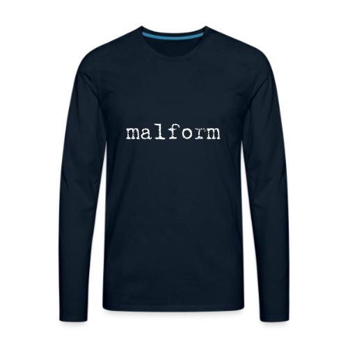 Malform - Men's Premium Long Sleeve T-Shirt