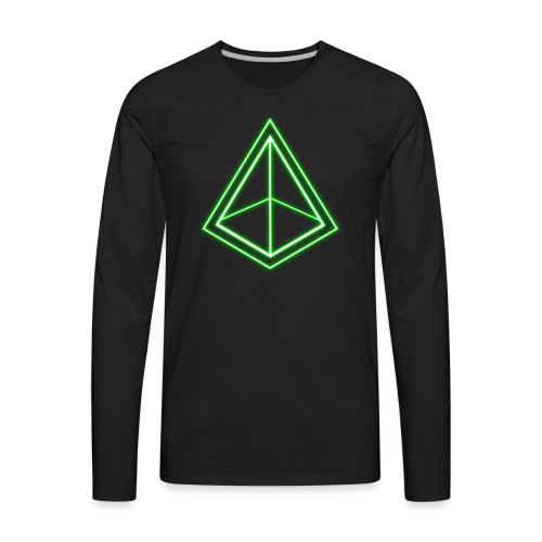 Green Pyramid - Men's Premium Long Sleeve T-Shirt