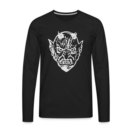 Devil Face 2 - Men's Premium Long Sleeve T-Shirt