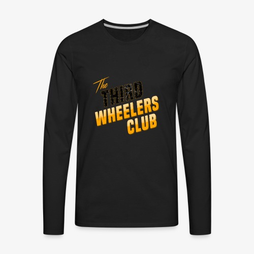 the Third Wheelers Club Yellow - Men's Premium Long Sleeve T-Shirt