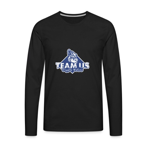 Team Us - Crypto Wolves - Men's Premium Long Sleeve T-Shirt