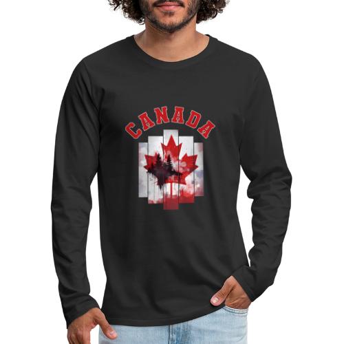 Canadian Pulse - Men's Premium Long Sleeve T-Shirt