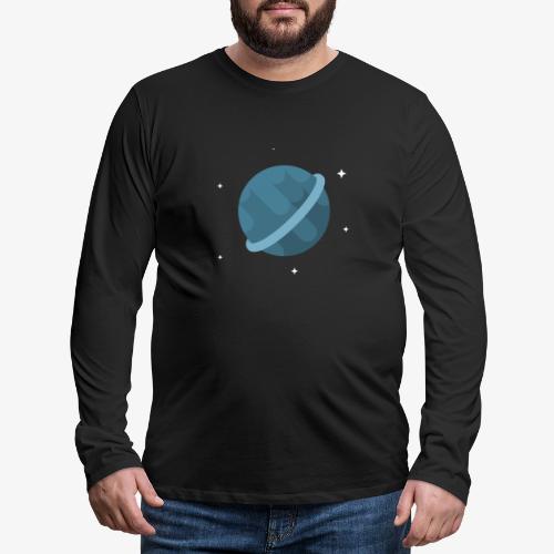 Tiny Blue Planet - Men's Premium Long Sleeve T-Shirt