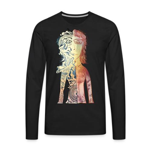 Structure - Men's Premium Long Sleeve T-Shirt