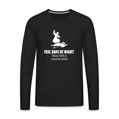 Feel safe female rapier - Men's Premium Long Sleeve T-Shirt